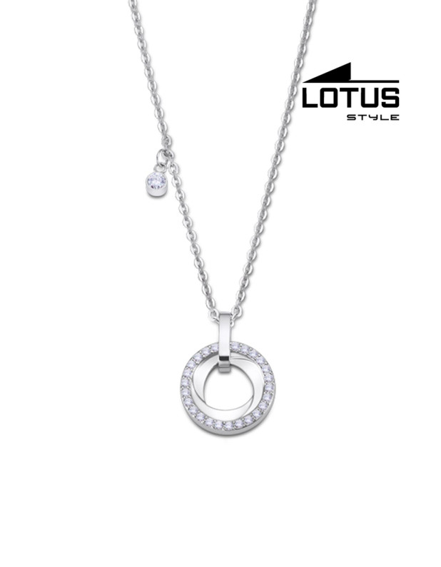 LOTUS STYLE WOMAN'S STEEL NECKLACE